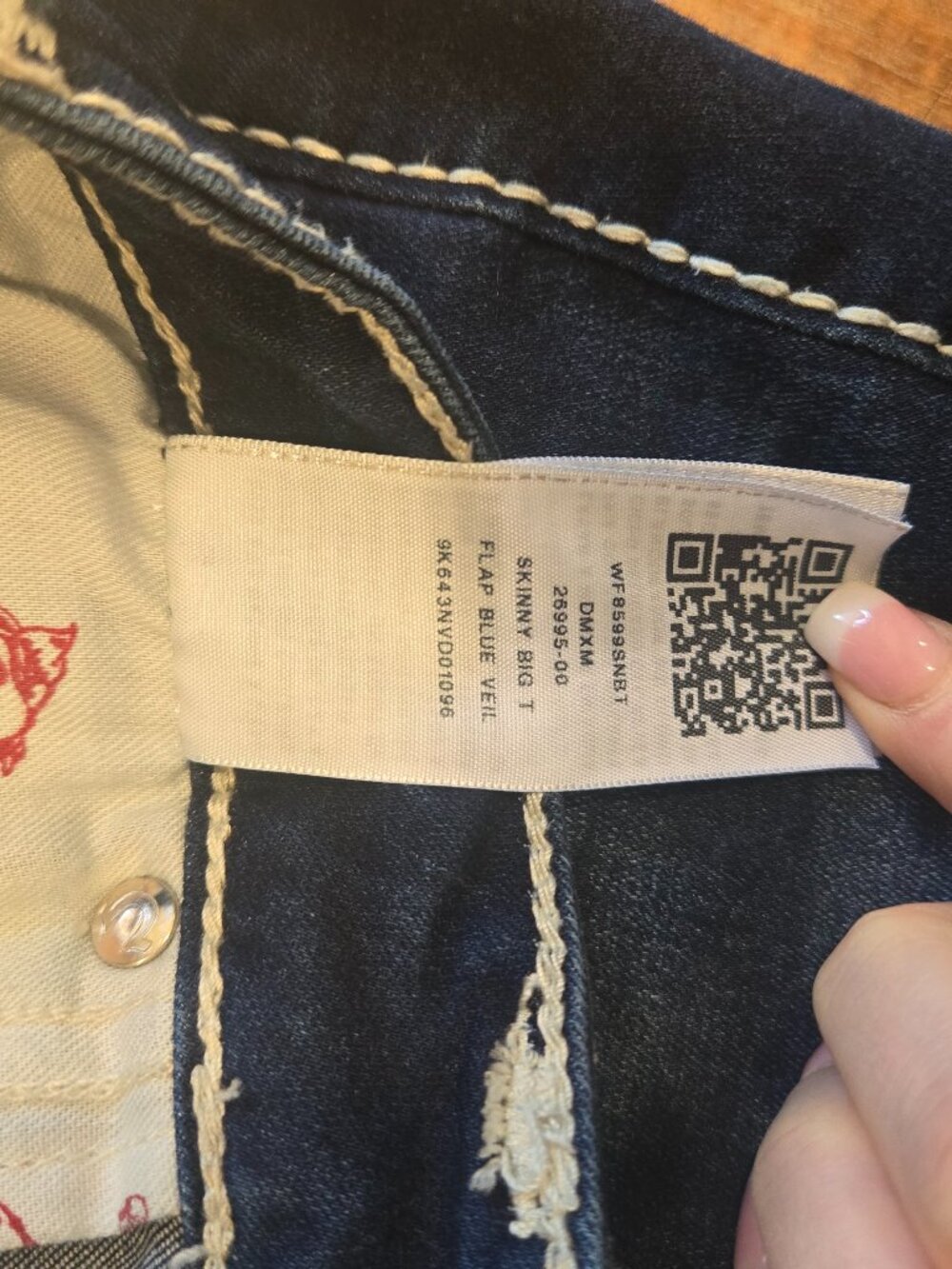 💎 True Religion Halle Skinny Big T – "Blue Veil" Wash 💎 - Picture 7 of 9